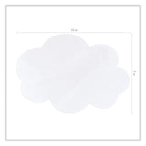 Pacon® Self Stick Dry Erase Clouds, 7 x 10, White Surface, 10/Pack (PAC9014)