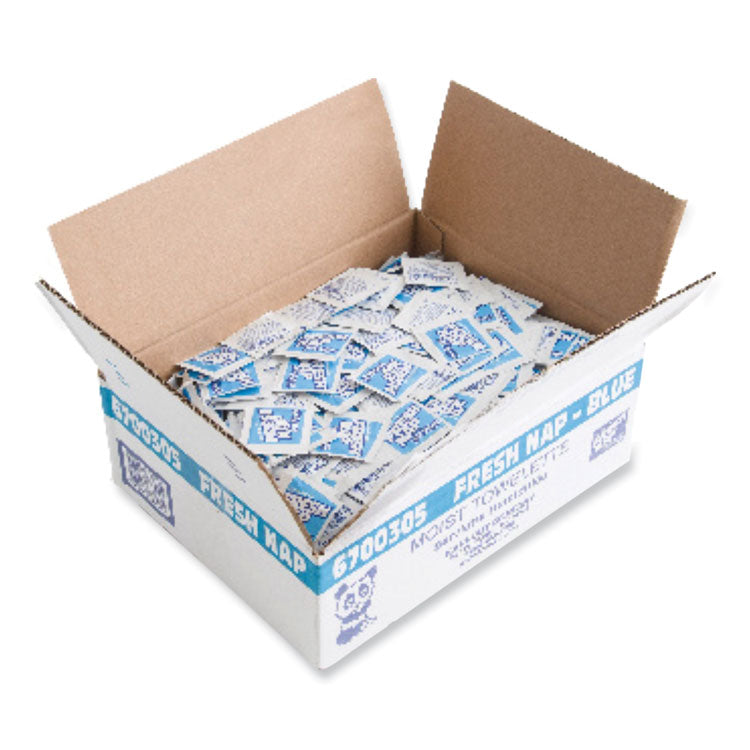 Kari-Out® Fresh Nap Moist Towelettes, Individually Wrapped, 7 x 5, Citrus Scent, 1,000/Carton (KOT6700305) Case of 1000