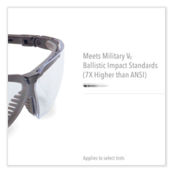 Honeywell Uvex™ Genesis Safety Eyewear, Black Nylon Frame, Clear Polycarbonate Lens (UVXS3200HS) Each