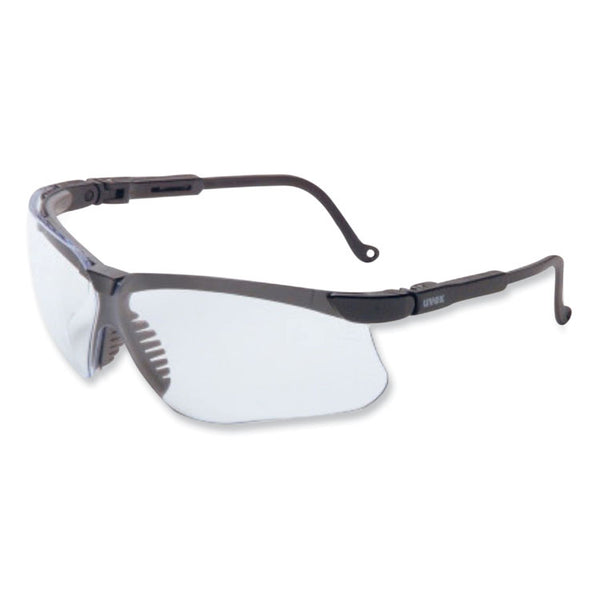 Honeywell Uvex™ Genesis Safety Eyewear, Black Nylon Frame, Clear Polycarbonate Lens (UVXS3200HS) Each