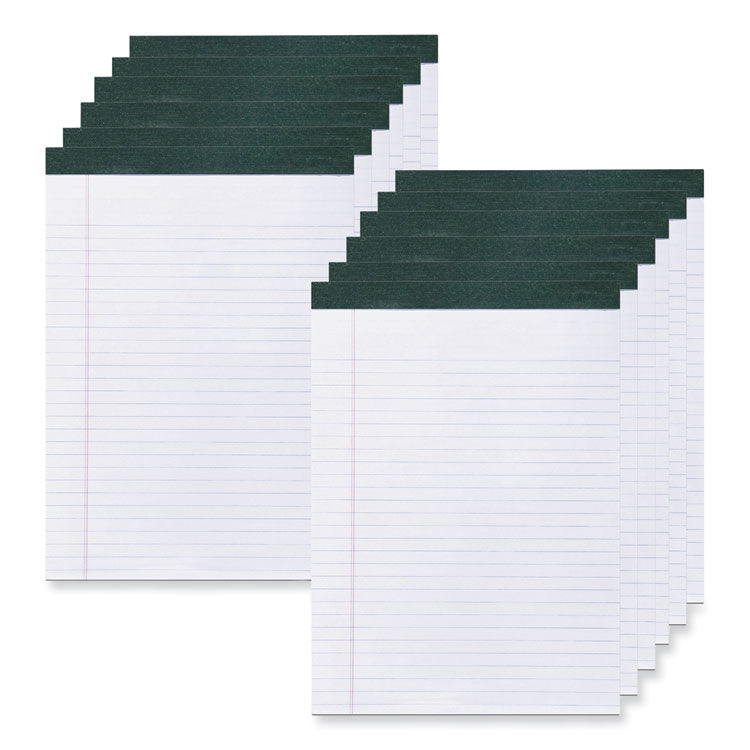 Roaring Spring® Recycled Legal Pad, Wide/Legal Rule, 40 White 8.5 x 11 Sheets, Dozen (ROA74713)