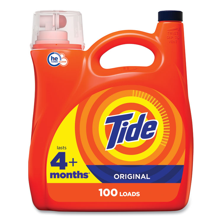 Tide® Liquid Laundry Detergent, Original Scent, 146 oz Pour Bottle, 4/Carton (PGC07618CT)