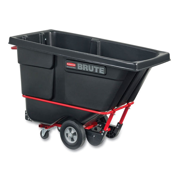 Rubbermaid® Commercial Rotomolded Tilt Truck, 0.5 cu yd, 850 lb Capacity, Plastic, Black (RCP1305BLA)