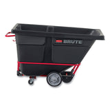 Rubbermaid Rotomolded Tilt Truck, Rectangular, Plastic, 1,400 lb Capacity, Black (RCP1306BLA) Each