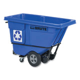 Rubbermaid® Commercial Rotomolded Recycling Tilt Truck, 1 cu yd, 1,250 lb Capacity, Plastic/Steel Frame, Blue (RCP2089826) Each