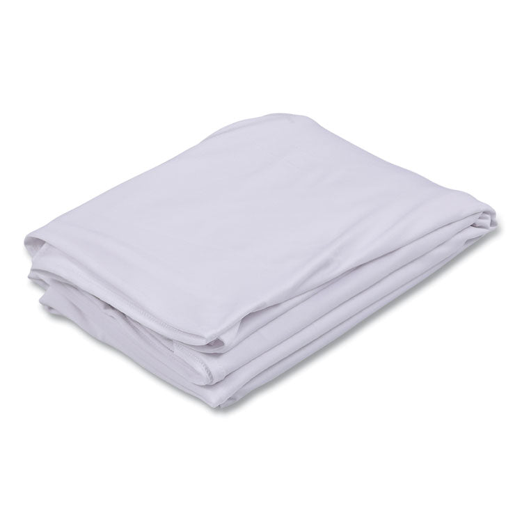 Iceberg iGear Fabric Table Cover, Polyester, 30 x 72, White (ICE16523) Each
