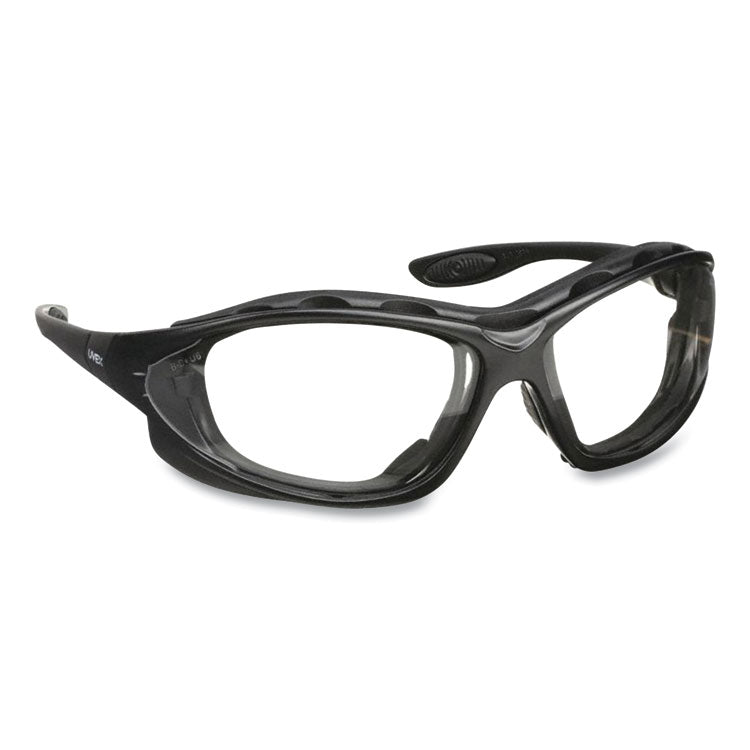Honeywell Uvex™ Seismic Sealed Eyewear, Black Polycarbonate Frame, Clear Polycarbonate Lens (UVXS0600HS) Each