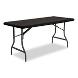 Iceberg iGear Fabric Table Top Cap Cover, Polyester, 30 x 96, Black (ICE16631) Each