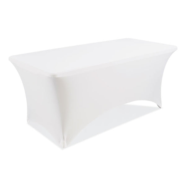 Iceberg iGear Fabric Table Cover, Polyester, 30 x 72, White (ICE16523) Each