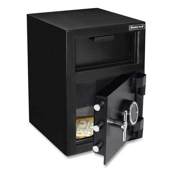 Honeywell Steel Depository Safe with Digital Lock, 14 x 15.2 x 20.2, 1.06 cu ft, Black (HWL5912) Each