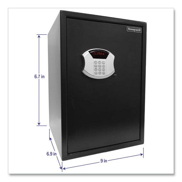 Honeywell Digital Steel Security Safe with Drop Slot, 15 x 7.8 x 22, 2.87 cu ft, Black (HWL5107S) Each