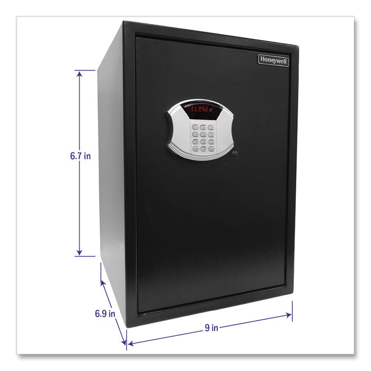 Honeywell Digital Steel Security Safe with Drop Slot, 15 x 7.8 x 22, 2.87 cu ft, Black (HWL5107S) Each