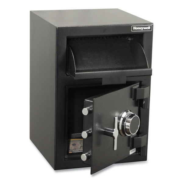 Honeywell Steel Depository Safe with Combo Lock, 14 x 14.2 x 20, 1.06 cu ft, Black (HWL5911) Each