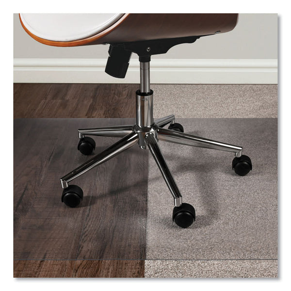 deflecto® SuperGrip Chair Mat, Rectangular, 48 x 26, Clear (DEFCM23140SPR6C)