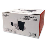 Gyration® Cyberview 3010 3MP Smart Wifi Bullet Camera with Solar Panel, 2304 x 1296 Pixels (ADECYBRVIEW3010)