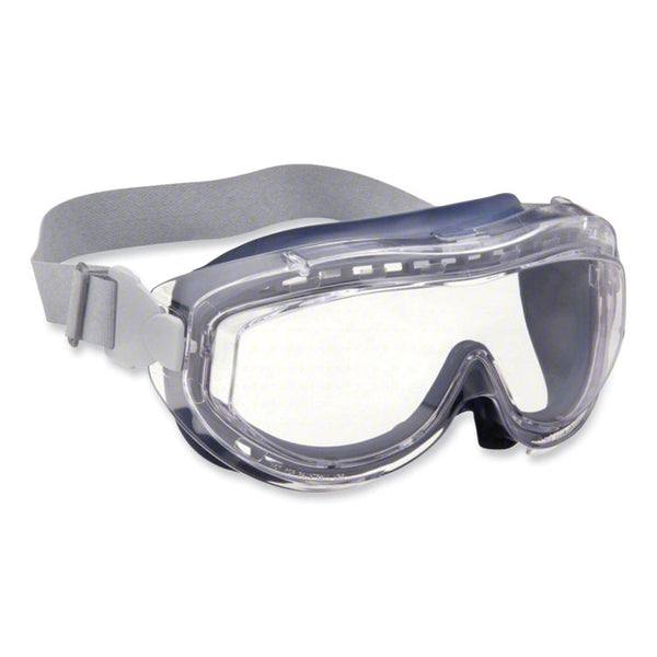 Honeywell Uvex™ Flex Seal OTG Goggles, Clear HydroShield Anti-Fog/Anti-Scratch Lens, Clear/Navy/Gray Frame (UVXS3400HS) Each