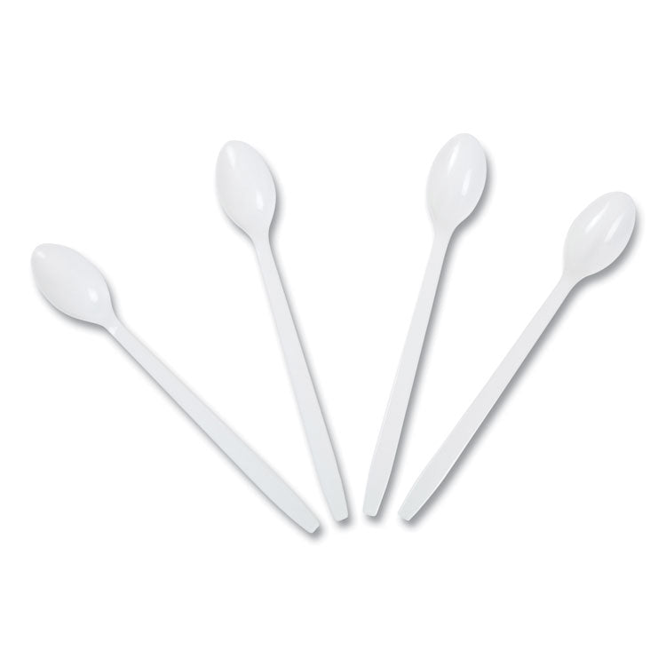 AmerCareRoyal® Polypropylene Cutlery, Soda Spoon, 7.87", White, 1,000/Carton (RPPP2303W) Case of 1000