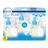 Febreze® PLUG Air Freshener Refills, Linen and Sky, 2.63 oz, 3/Pack, 3 Packs/Carton (PGC54344) Case of 3