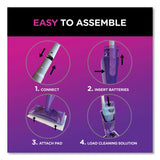 Swiffer® WetJet Mop Starter Kit with 10 Pads and 1 Cleaner, 11.3 x 5.4 Head, Silver Handle (PGC49886) Each