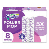 Swiffer® PowerMop Mopping Pads, 15.4 x 5.3, 8/Box, 2 Boxes/Carton (PGC08189)