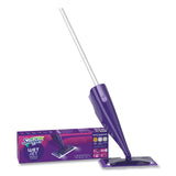 Swiffer® WetJet Mop Starter Kit with 10 Pads and 1 Cleaner, 11.3 x 5.4 Head, Silver Handle (PGC49886) Each