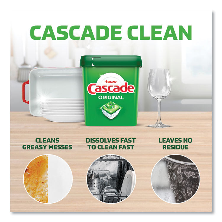 Cascade® ActionPacs, Fresh Scent, 57 oz Tub, 105/Tub, 2 Tubs/Carton (PGC28028)