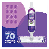 Swiffer® PowerMop Cleaning Solution and Pads Refill Pack, Lavender, 25.3 oz Bottle and 5 Pads per Pack, 4 Packs/Carton (PGC09117)