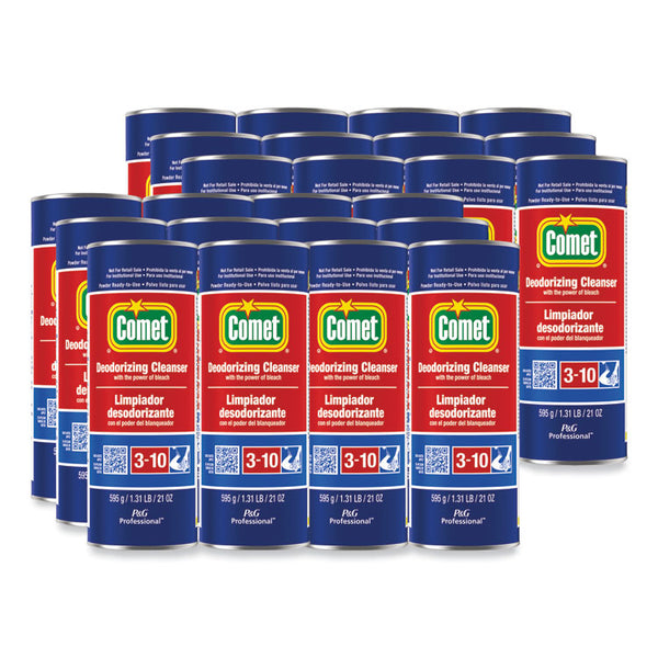 Comet® Deodorizing Cleanser with Bleach, Powder, 21 oz Canister, 24/Carton (PGC32987CT)