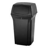 Rubbermaid® Commercial Ranger Fire-Safe Container, 45 gal, Structural Foam, Black (RCP917188BLA) Each