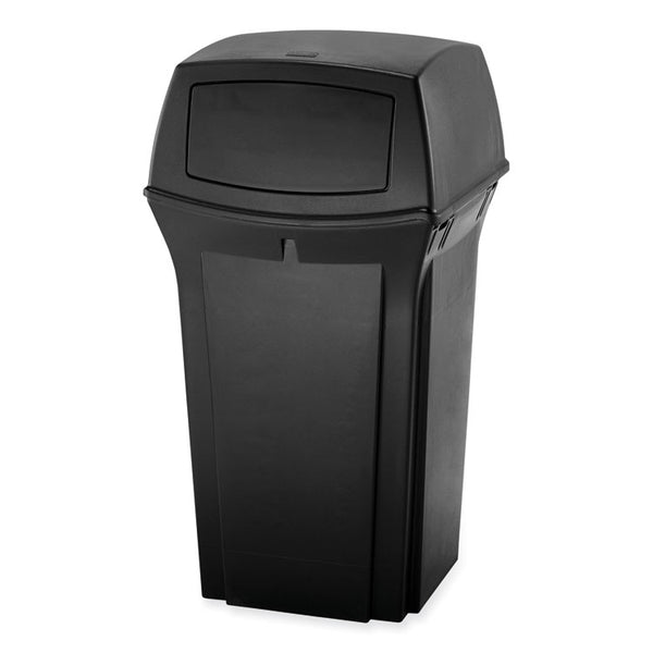 Rubbermaid® Commercial Ranger Fire-Safe Container, 45 gal, Structural Foam, Black (RCP917188BLA)