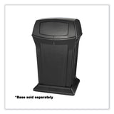 Rubbermaid® Commercial Ranger Fire-Safe Container, 45 gal, Structural Foam, Black (RCP917188BLA) Each