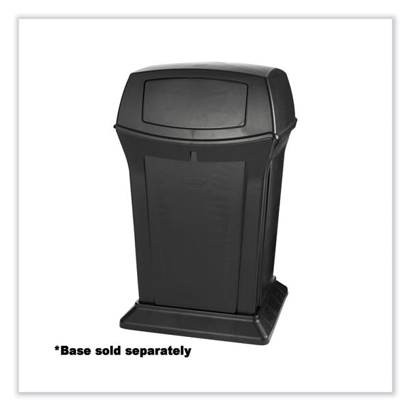 Rubbermaid® Commercial Ranger Fire-Safe Container, 45 gal, Structural Foam, Black (RCP917188BLA)