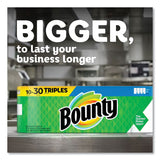 Bounty® Select-a-Size Kitchen Roll Paper Towels, 2-Ply, White, 6 x 11, 135 Sheets/Roll, 8 Triple Rolls/Carton (PGC05661)