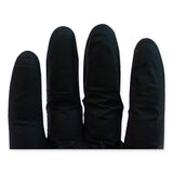 Safety Zone® ProGuard Powder Free Nitrile Gloves, Large, Black, 100/Box (SZNGNPRLGBK) Case of 1000