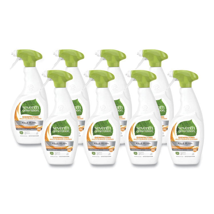 Seventh Generation® Botanical Disinfecting Multi-Surface Cleaner, 26 oz Spray Bottle, 8/Carton (SEV22810CT) Case of 8