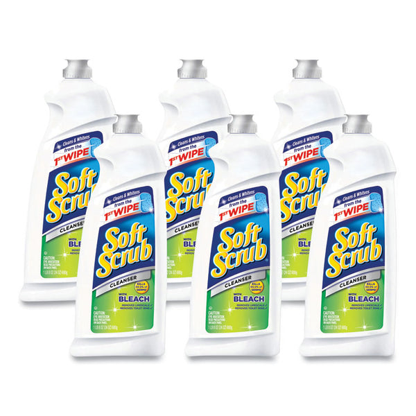 Soft Scrub® Cleanser with Bleach Commercial 36 oz Bottle, 6/Carton (DIA15519CT) Case of 6