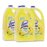 LYSOL® Brand Clean and Fresh Multi-Surface Cleaner, Sparkling Lemon and Sunflower Essence, 144 oz Bottle (RAC77617EA)