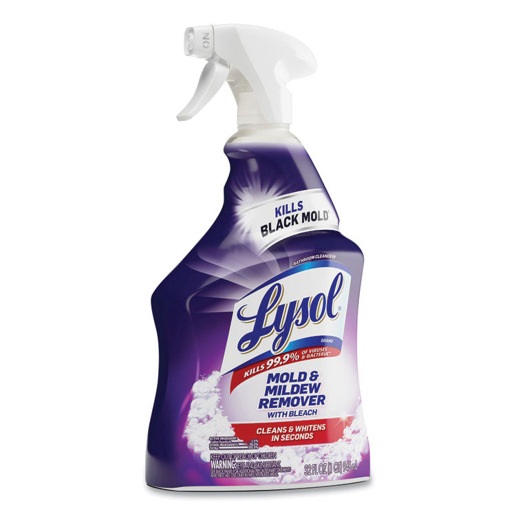 LYSOL® Brand Mold and Mildew Remover with Bleach, 32 oz Spray Bottle, 12/Carton (RAC78915) Case of 12