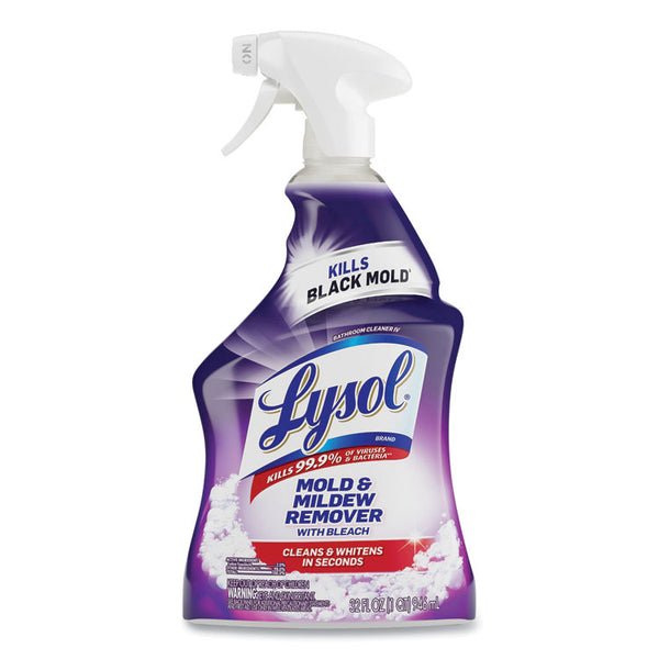 LYSOL® Brand Mold and Mildew Remover with Bleach, 32 oz Spray Bottle, 12/Carton (RAC78915)