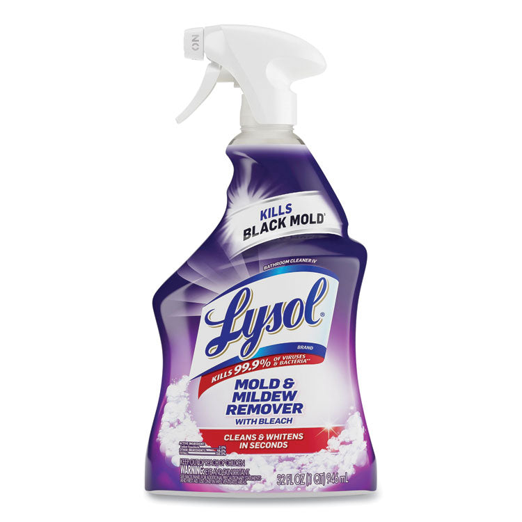 LYSOL® Brand Mold and Mildew Remover with Bleach, 32 oz Spray Bottle, 12/Carton (RAC78915) Case of 12