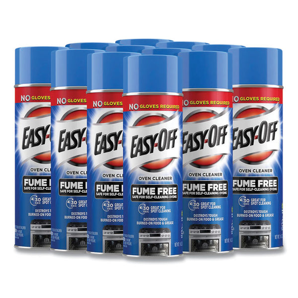 EASY-OFF® Fume-Free Oven Cleaner, Lemon Scent 14.5 oz Aerosol Spray, 12/Carton (RAC87977CT) Case of 12