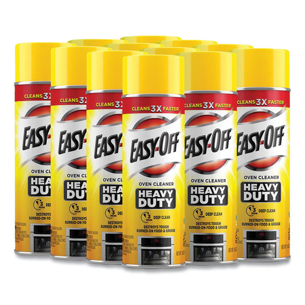EASY-OFF® Heavy Duty Oven Cleaner, Fresh Scent, Foam, 14.5 oz Aerosol Spray (RAC87979) Each