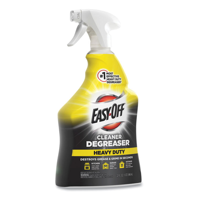 EASY-OFF® Heavy Duty Cleaner Degreaser, 32 oz Spray Bottle, 6/Carton (RAC99624) Case of 6