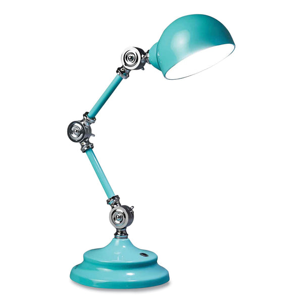OttLite Wellness Series Revive LED Desk Lamp, 15.5" High, Turquoise (OTTF1485TU9SHPR) Each