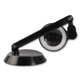 OttLite Space-Saving LED Magnifier Desk Lamp, 14" High, Black (OTTG97BGCFFP) Each
