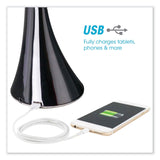 OttLite Wellness Series Swerve LED Desk Lamp, 23.25" High, Black (OTTCSN34KCCSHPR) Each