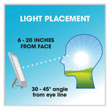 OttLite Wellness Series ClearSun LED Light Therapy Lamp, 7.88" High, White (OTTCSLT000W) Each