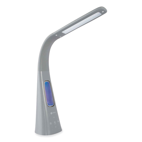 OttLite Cool Breeze Fan Lamp, 15" to 26.5" High, Gray (OTTF261G9SHPR) Each