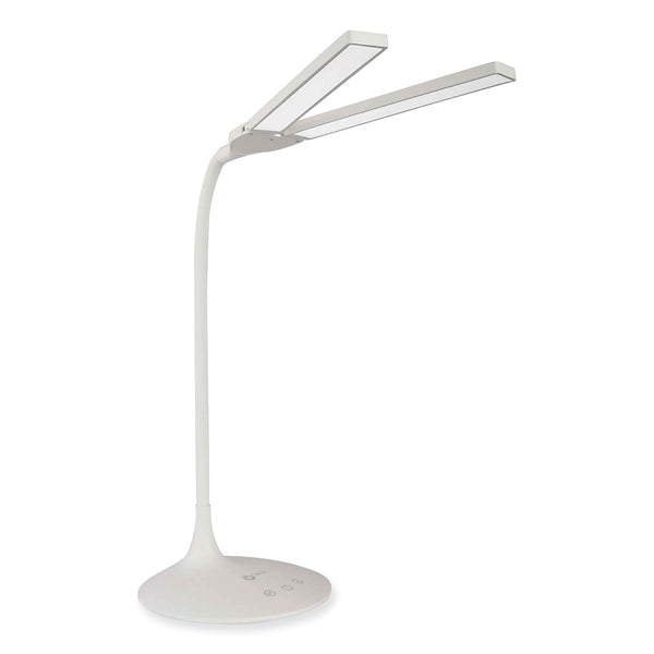 OttLite Wellness Series Pivot LED Desk Lamp with Dual Shades, 13.25" to 26" High, White (OTTCSN5900C) Each