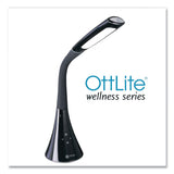 OttLite Wellness Series Swerve LED Desk Lamp, 23.25" High, Black (OTTCSN34KCCSHPR) Each